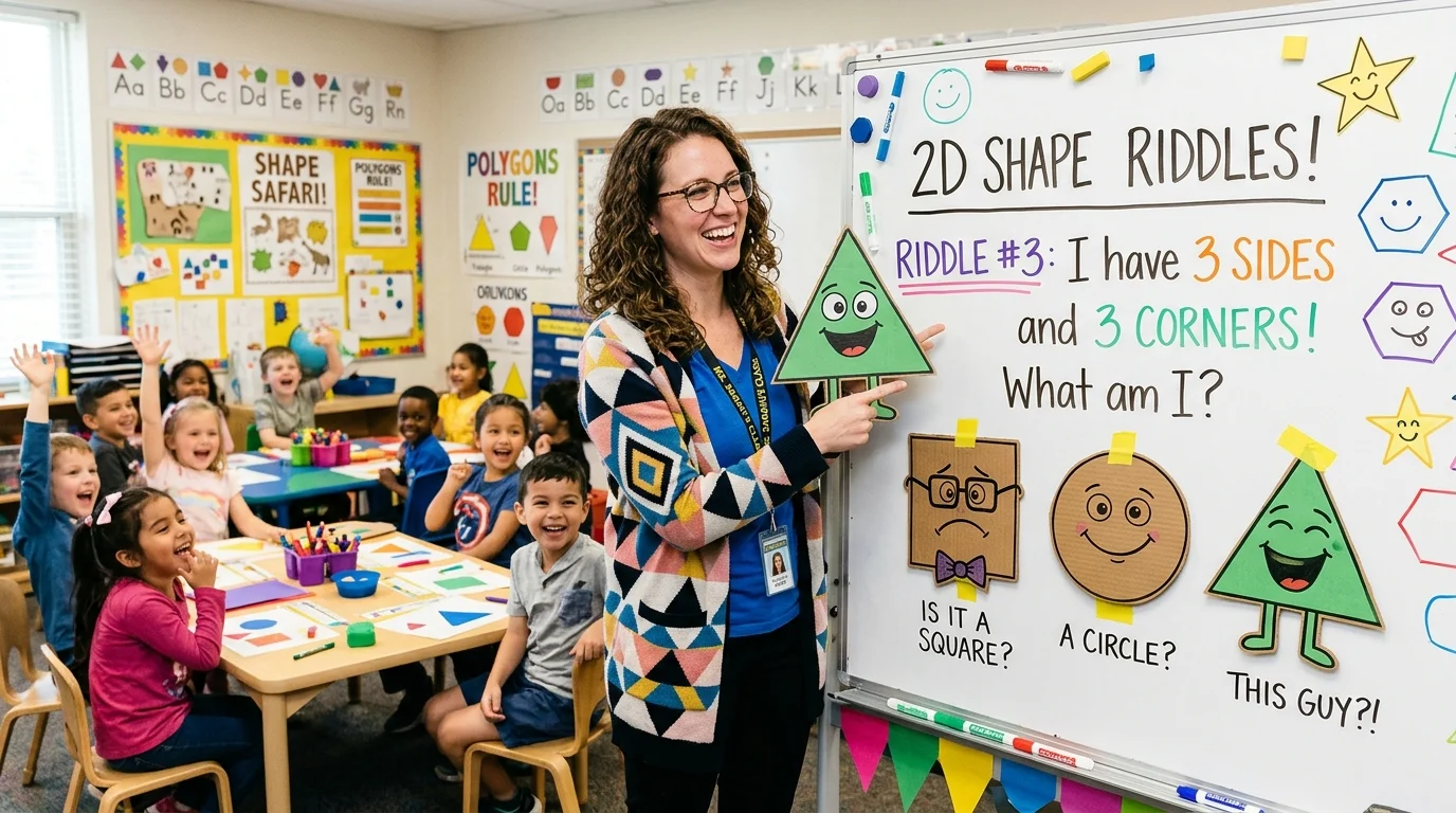 2D shape riddles