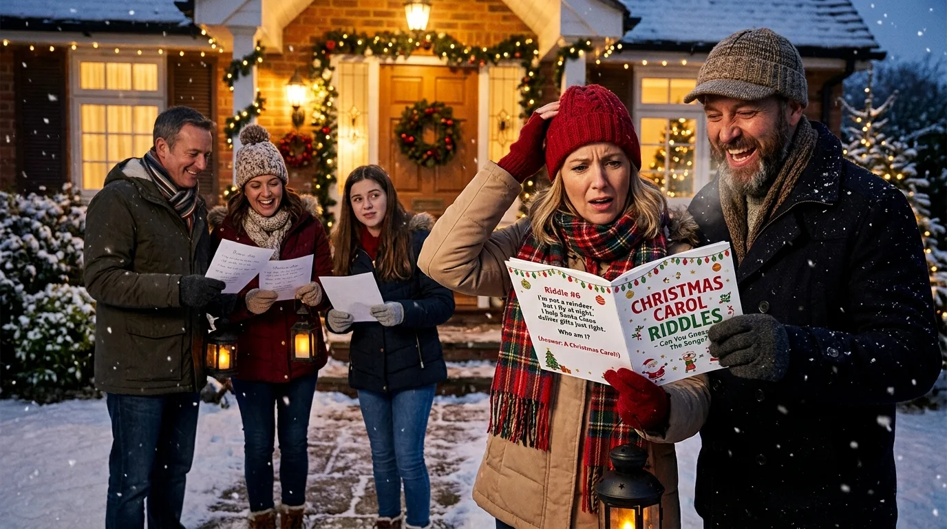 Christmas carol riddles