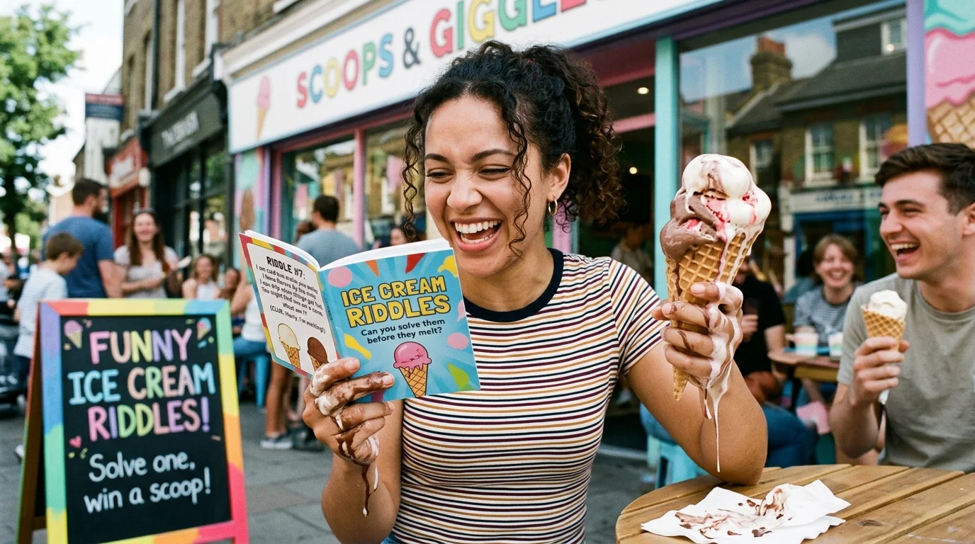 Ice cream riddles