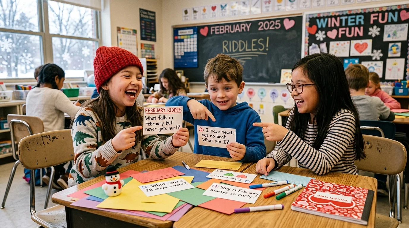 february riddles for kids
