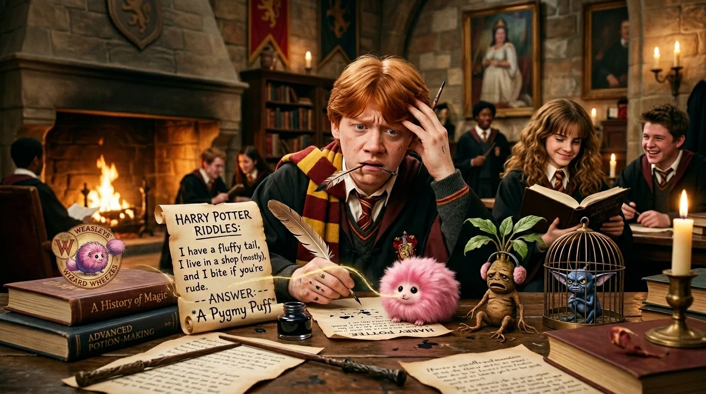 harry potter riddles with answer