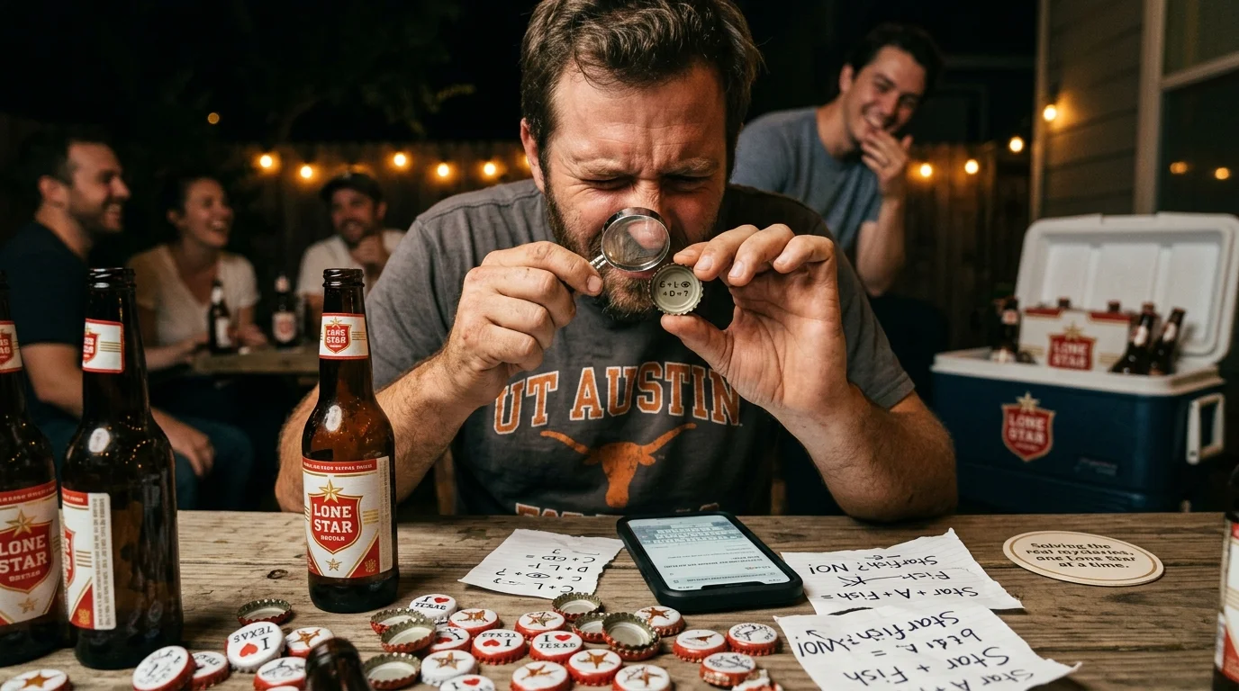 puzzle answers lone star bottle cap riddles