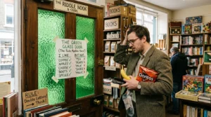 riddles like green glass door
