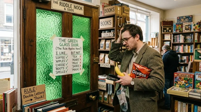 riddles like green glass door