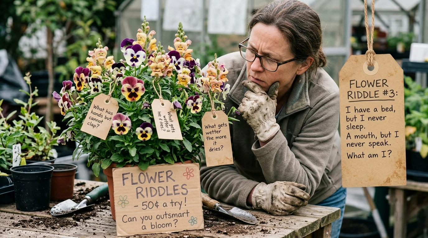 flower riddles for adults